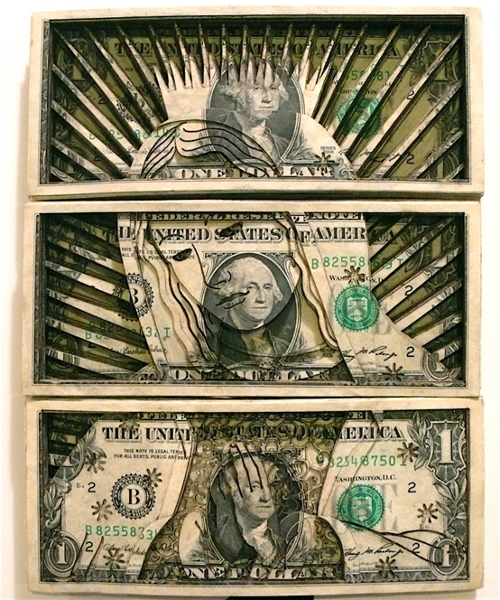 dollar bill artwork. Scott+campbell+dollar+art